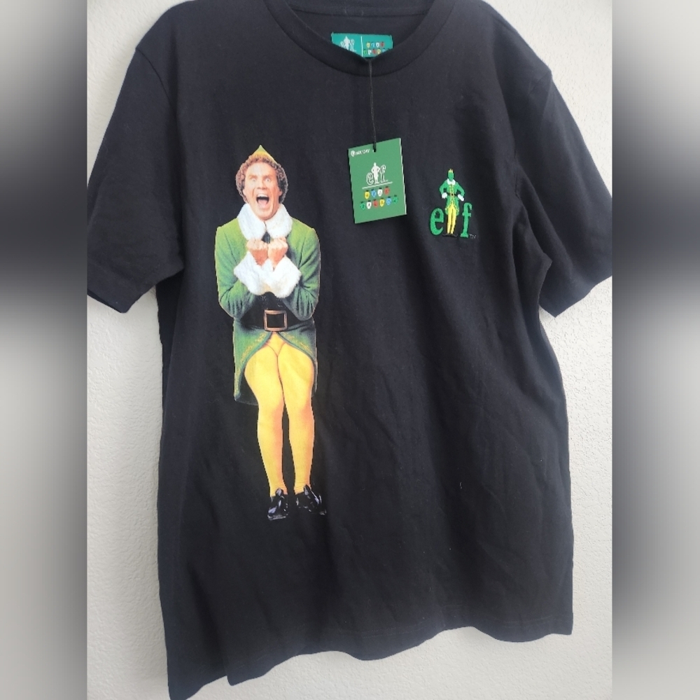 Warner bros Elf movie Holiday‎ christmas shirt nwt mens xl